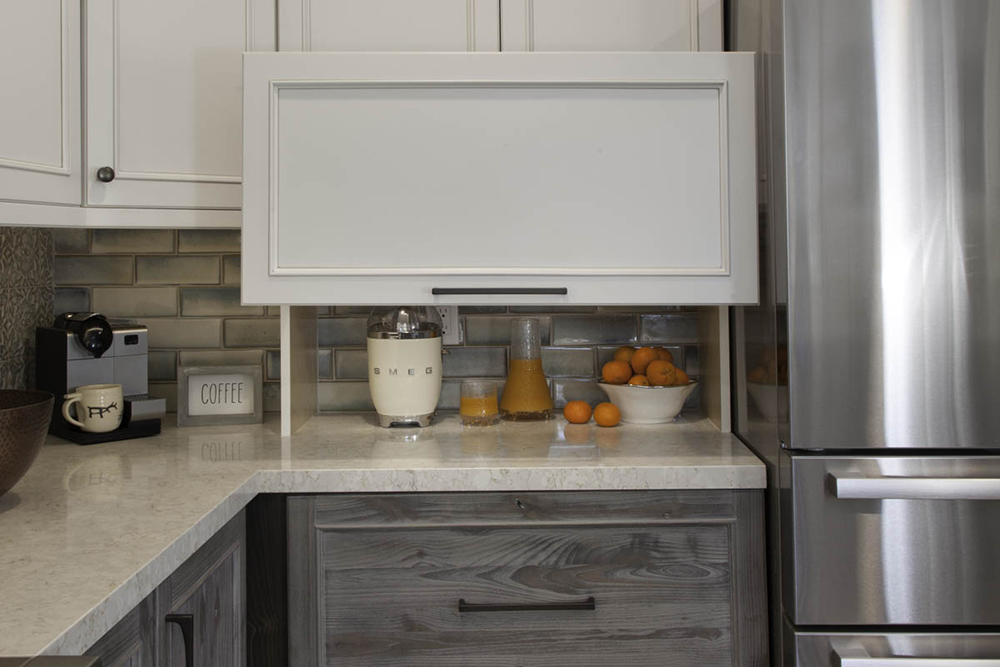 Point Loma Kitchen hideaway cabinets
